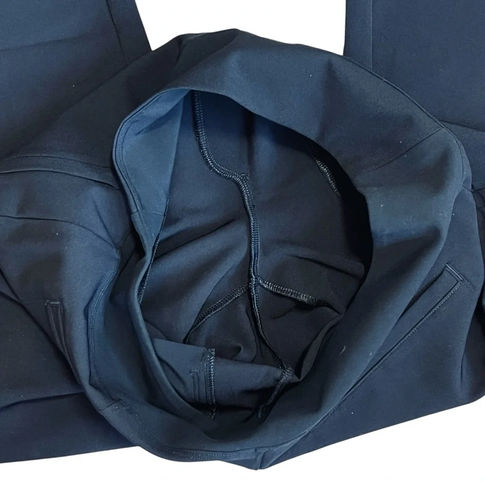 Athleta Women’s Sz 6 Black Brooklyn Ankle Pant Pull On Stretch Casual - Picture 11 of 11